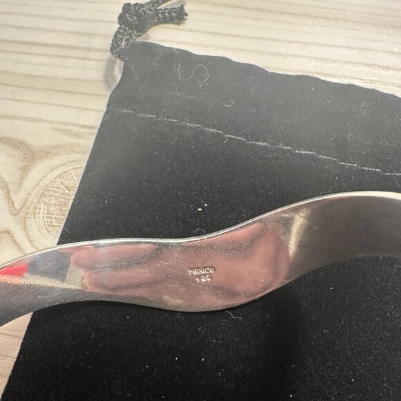 OPAL STERLING SILVER CUFF BRACELET - Picture 5 of 5